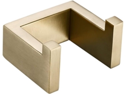 Conjunto De Acessórios Para Banheiro Rahbi Em Dourado Escovado, Com Suporte Para Papel Higiênico, Barra Para Toalha
