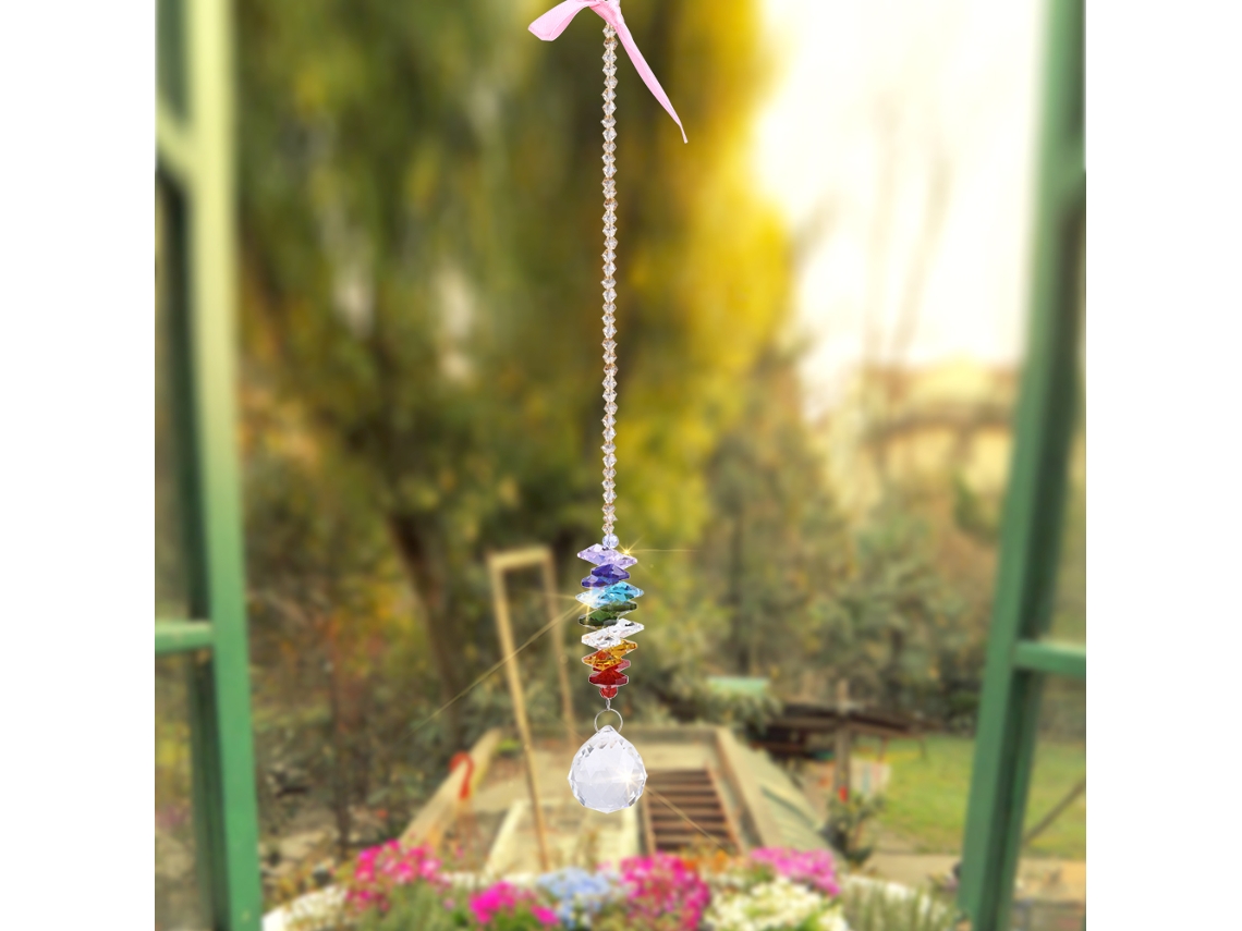 Pingente De Berçário Octogonal De Cristal (cristal Transparente, Simples E Versátil) Eoocoo
