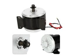 Motor Elétrico Com Escova, Potência De 250w, Dc24v, Preto Oem