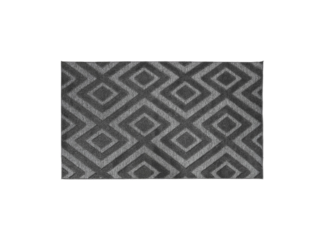 Tapete de Poliéster 350 G/m² Cinza Escuro 175 X 100 X 1 Cm ALEXANDRA HOUSE LIVING