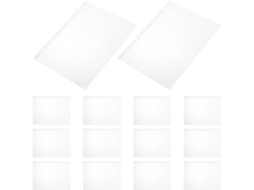 Capas Transparentes De Pvc Para Números De Corrida, 11 Furos, Compatíveis Com Fichário, Formato