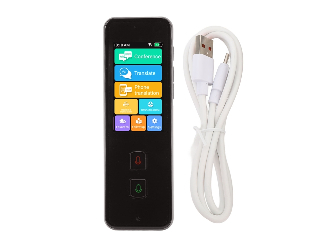 Tradutor De Voz Com Ecrã Touch 2.45in