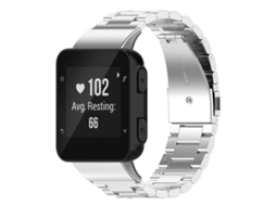 Bracelete para Garmin Forerunner 35 / 30 liga de titânio com fivela plana XIAOMOYU