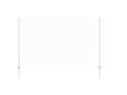 Conjunto 1 Painel De Cerca Vidaxl Prateado Aço (10 X 1,4 M)