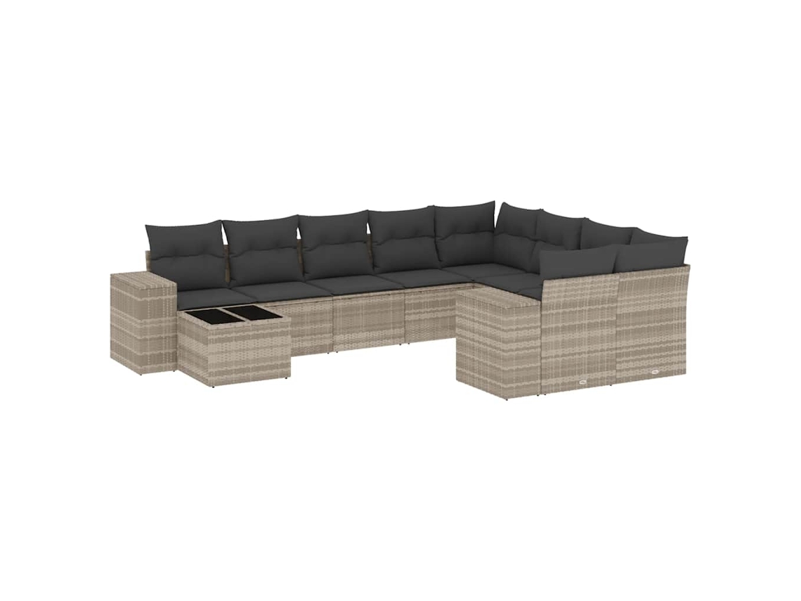 Garden Sofa Set, Garden Sofa Sets Vidaxl Cinzeto Rattan / Vime (n/a)
