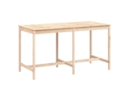 Mesa de Jardim Madeira de Pinho Maciça MAISON EXCLUSIVE 203,5x90x110 cm