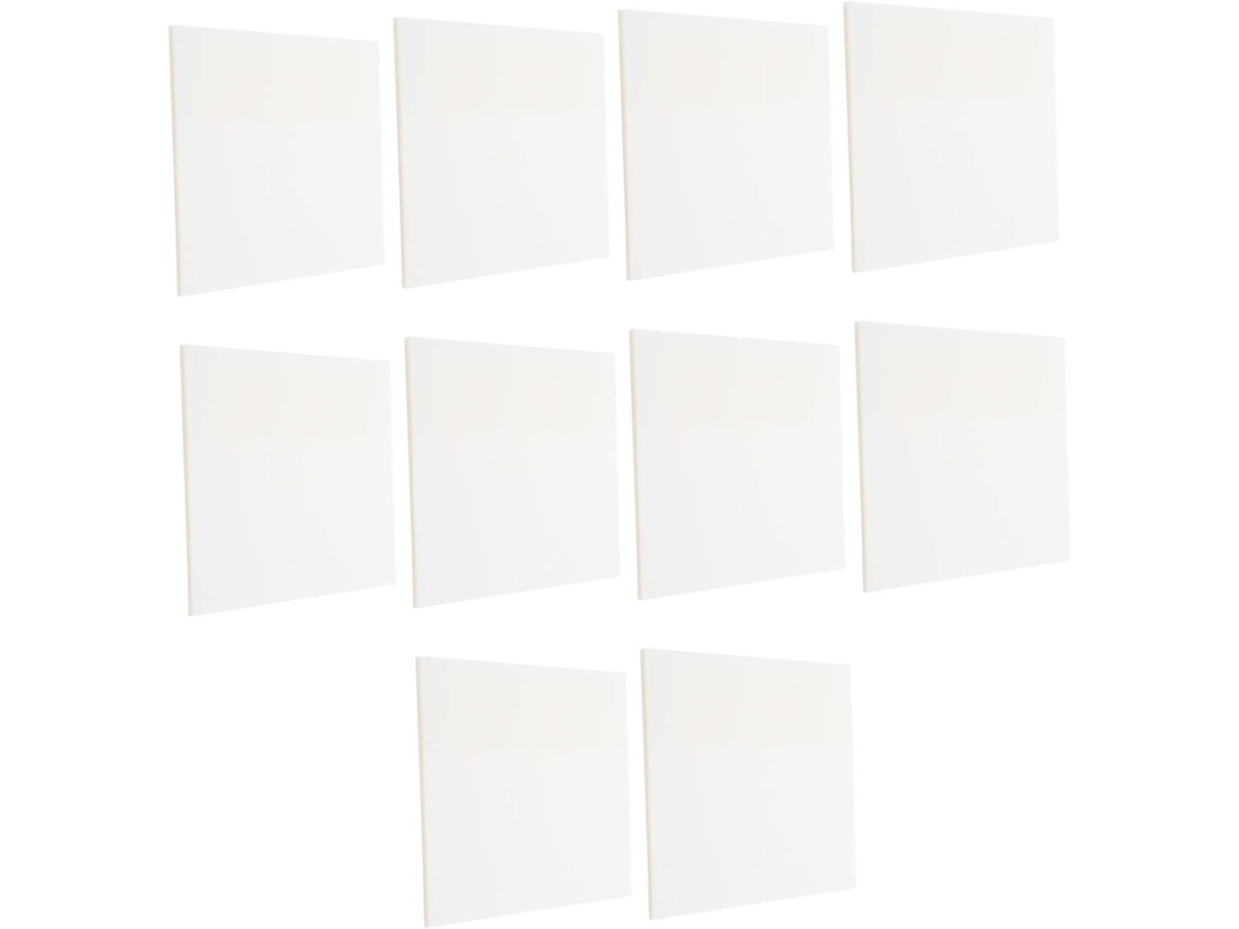 10 Peças De Nota Colante Planche Écrie Des Blocs-notes Recarregável Mémo Amarelo Notas Réutilizáveis Pólo