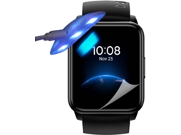 Kit de 4 Películas Hidrogel para Realme Watch 2 Flexshield com Lâmpada UV