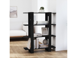Vidaxl Estante/divisória 100x30x123,5 Cm Preto