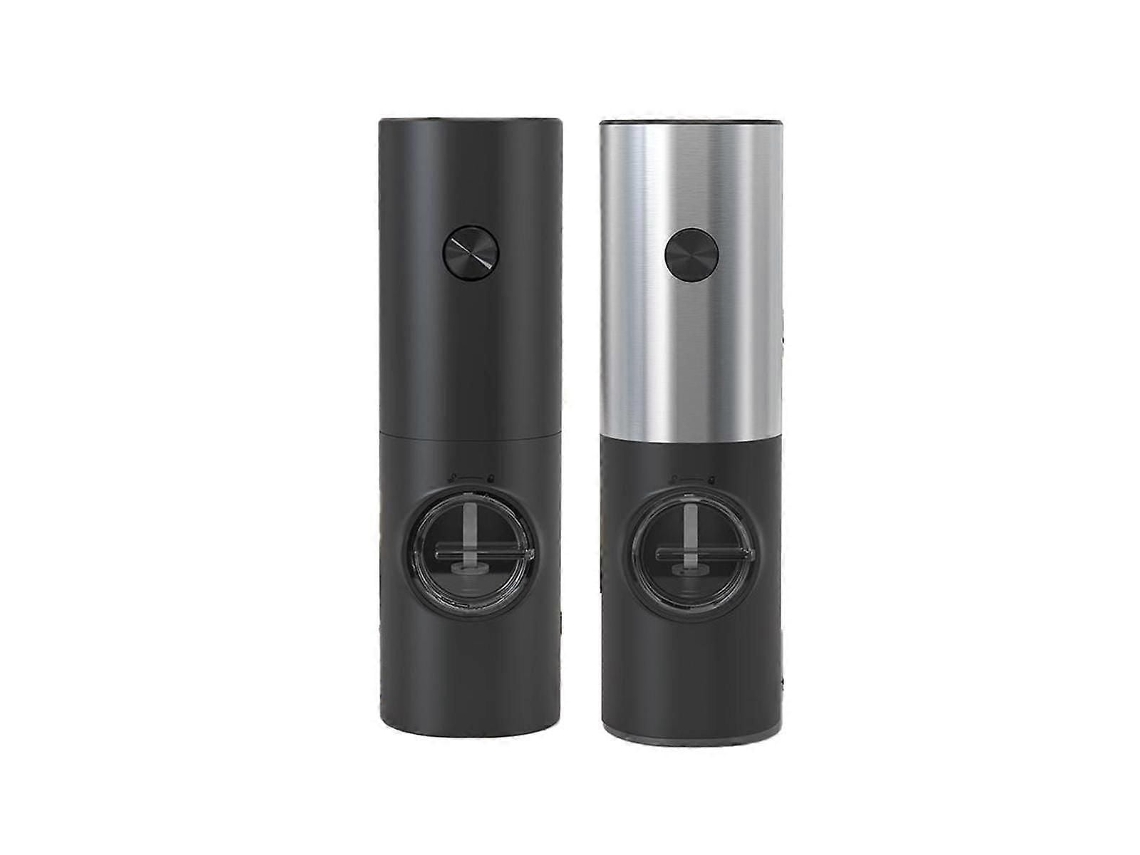 Conjunto de Moedores Elétricos Sal e Pimenta 70ml, em Aço Inoxidável com Ajuste Temperatura GOKOCO