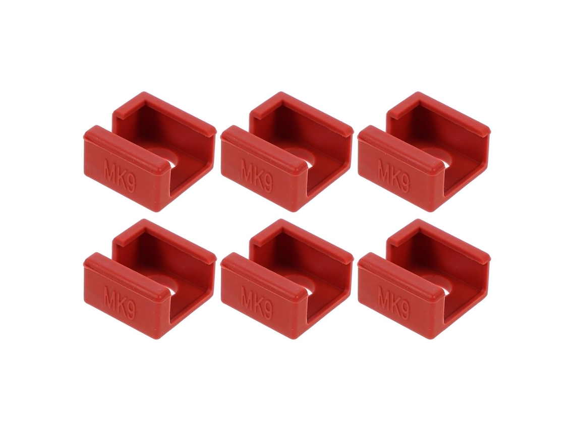 Kit Com 6 Protetores Térmicos De Silicone E Nylon Abs Para Bloco