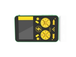 Design Portátil com Carregamento Magnético para Jogos e como Fonte de Energia de Emergência AQUAFORGE (verde)