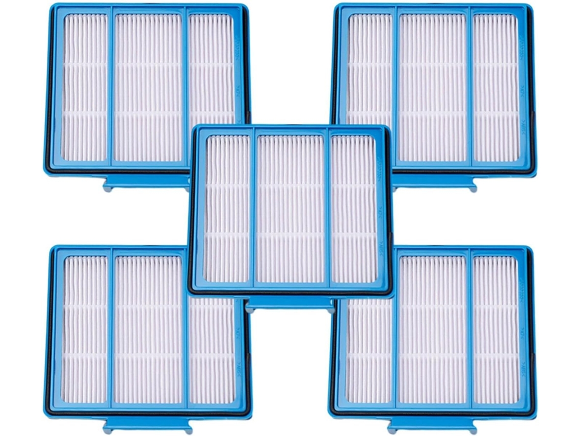 Kit Com 5 Filtros De Reposição Para Aspirador Robô Shark Av910 Av911s