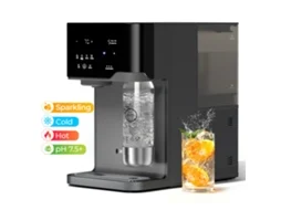 Purificador De Água Hydrofast C300 Osmose Inversa Bancada Água Gelada E Com Gás Uv 5l Ecrã Tds 6 Níveis Filtragem