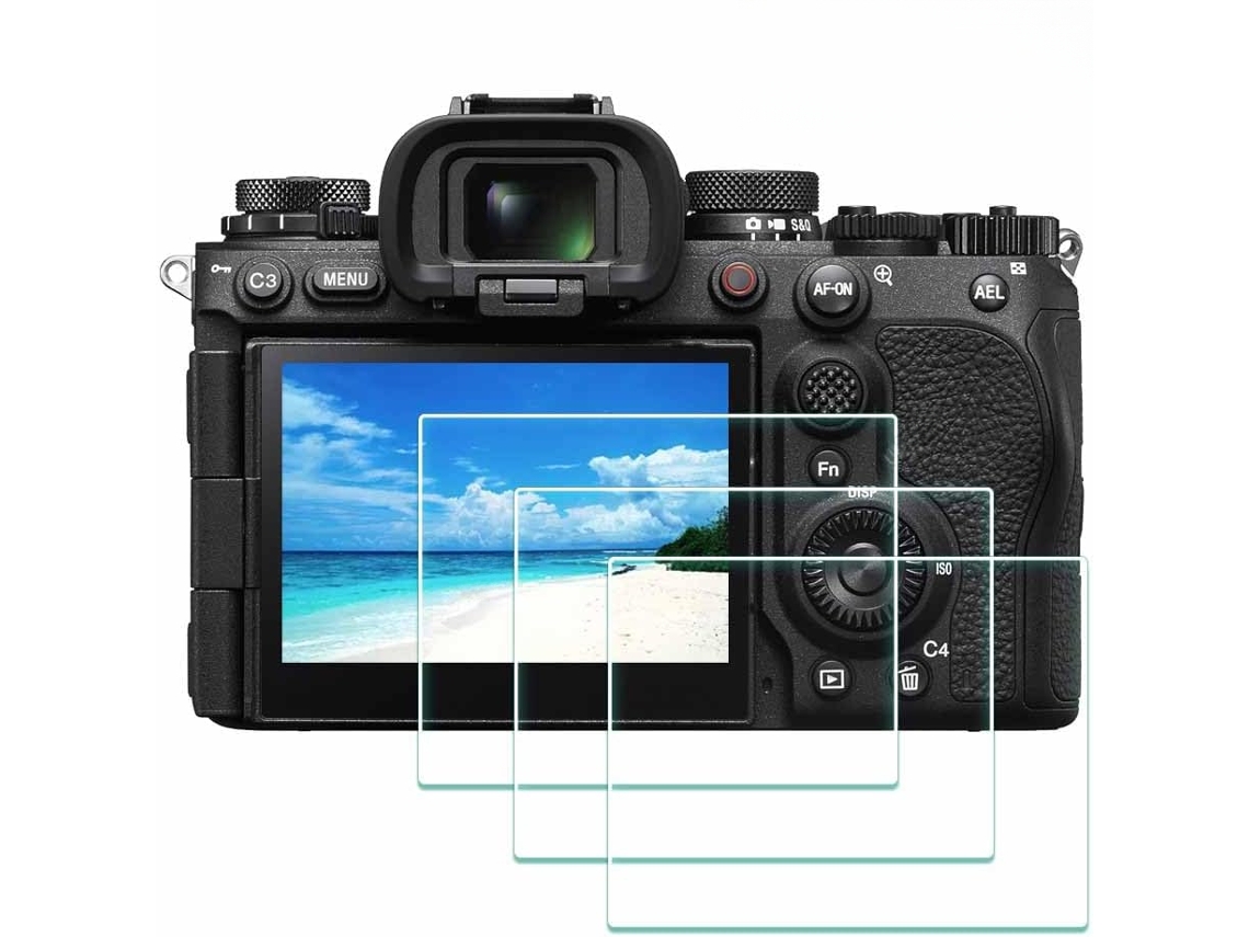 Protetor de Ecrã para Sony A9 Película Protetora de Vidro Temperado 9h para Câmeras CUICH (3 Pack)