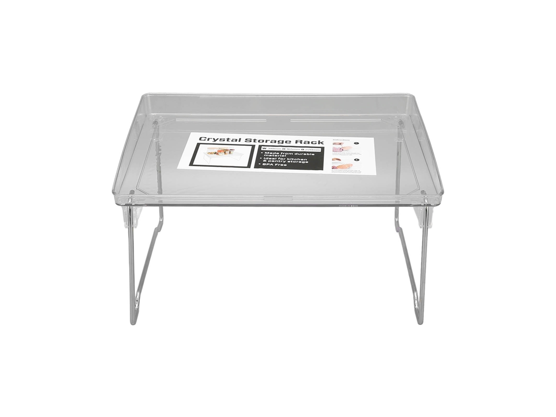Prateleira de Armazenamento para Mesa Plegável Multifuncional de Aço Inoxidável para Lar | S/MARCA