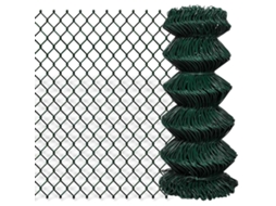 Conjunto 1 Cerca De Cadeia Vidaxl Verde Aço (2500 X 80 X 80 Cm)