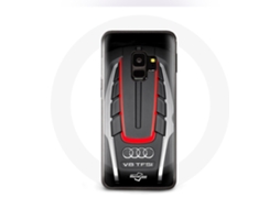 Capa para Samsung Galaxy S9 plus Audi S8 logotipo vermelho