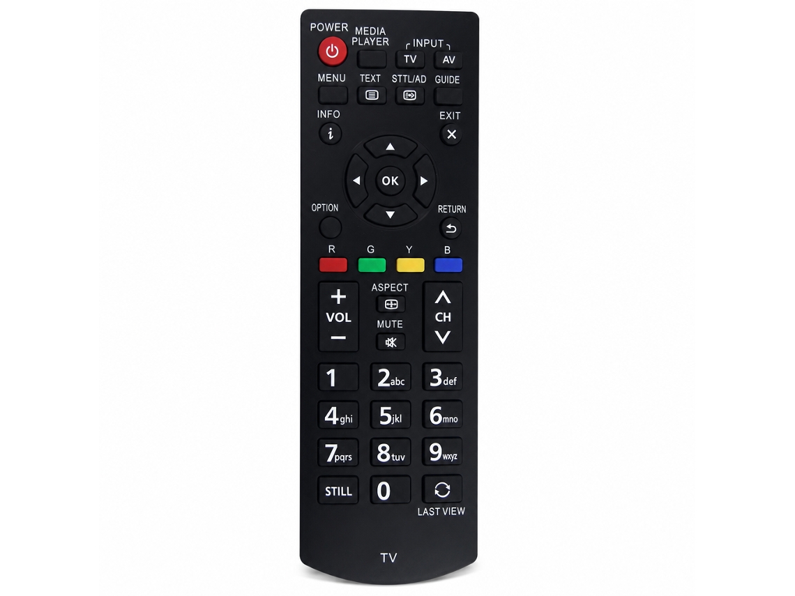 Comando À Distância Para Tv Compatível Com Panasonic N2qayb000818, Sem Configuração_zhd
