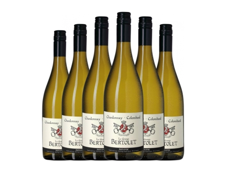 Vinho branco LES VIGNERONS DU NARBONNAIS La Grange Bertolet Vin de Pays d'Oc (0.75 L - 6 Unidades)
