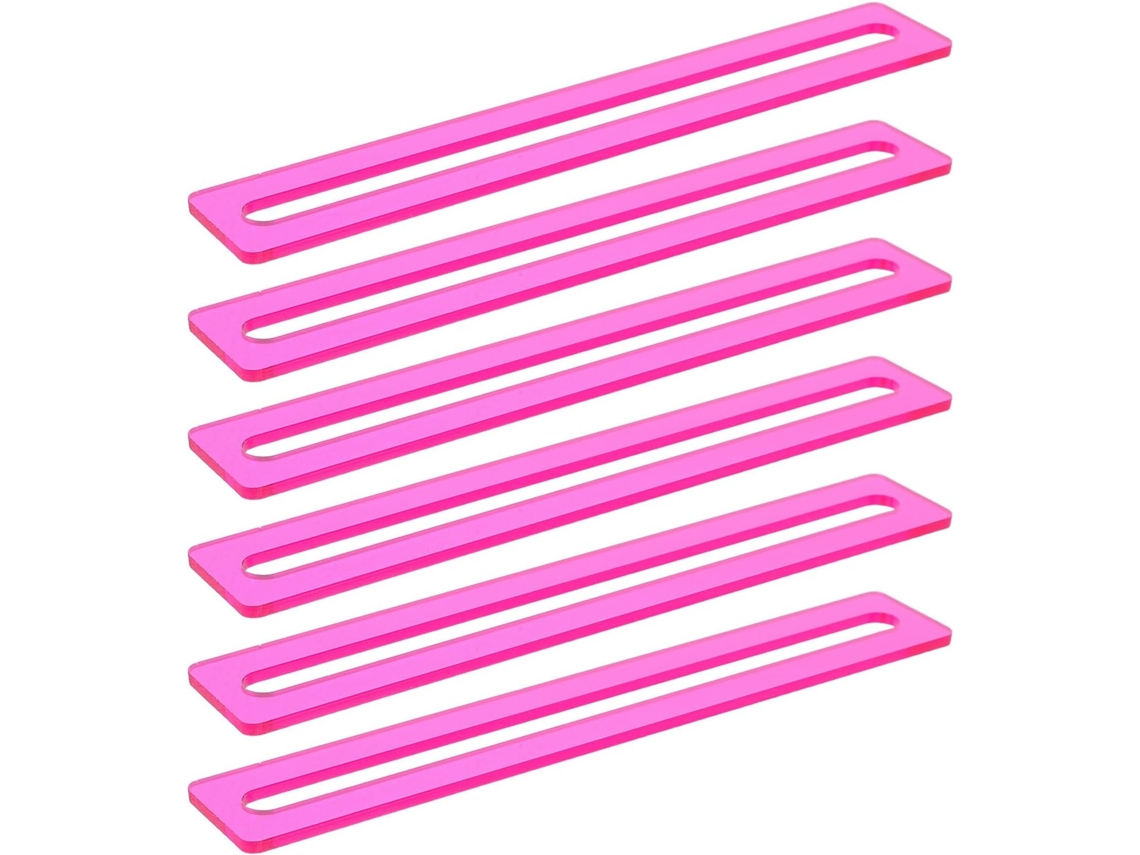 Conjunto Toyvian de 6 peças de ferramentas de leitura guiada, incluindo tiras de luz acrílicas e marcadores para acompanhamento em casa.
