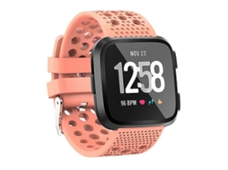 Pulseira Inteligente Com Orifícios De Ventilação Para Fitbit Versa Nostalgia88