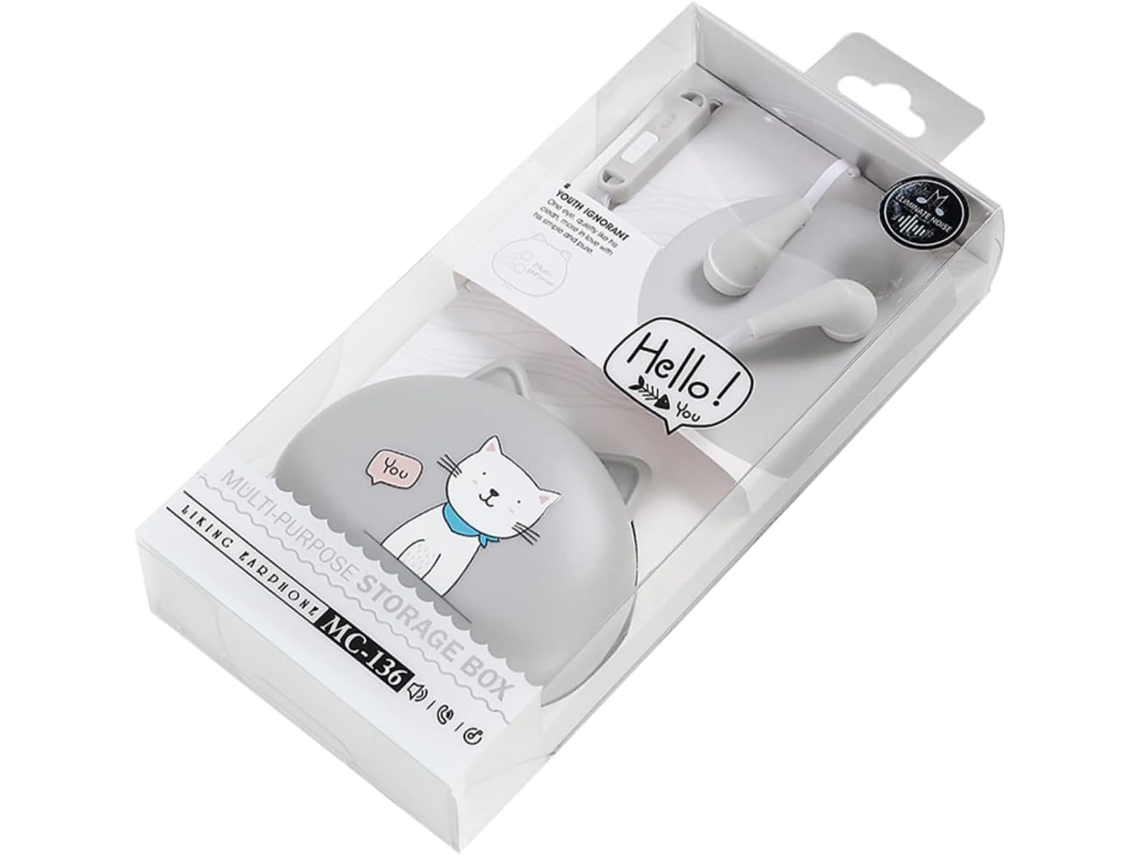 Fones De Tehaux Com Fio E Alta Som, Ruído Design Leve Para Uso Diário