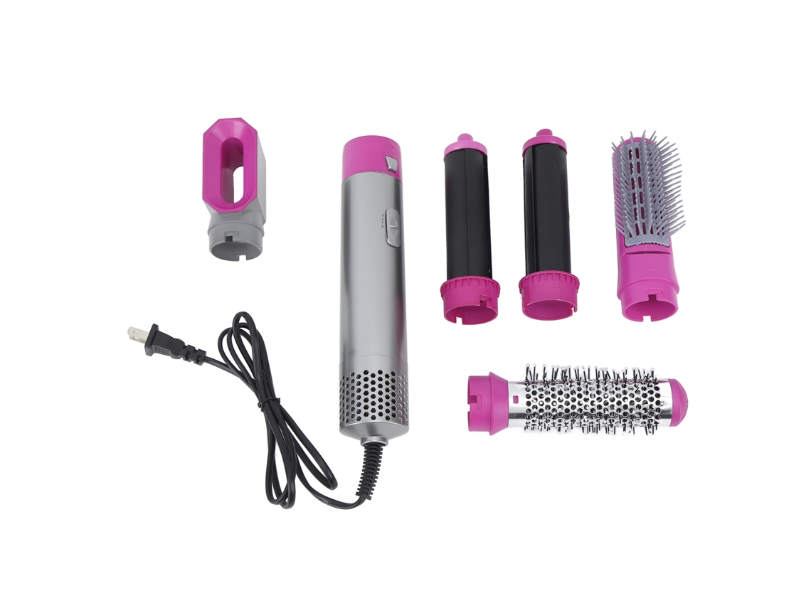 Laxiscreed Secador De Cabelo 5 Em 1 Com Chapinha E Pente Multifuncional Para Uso Doméstico