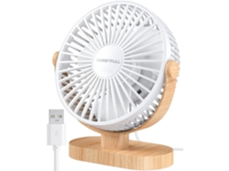 Ventilador de pescoço MDUG USB, sem fio, sem pás, 3 velocidades
