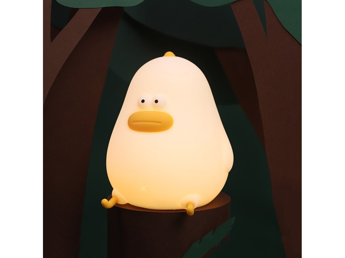 Luminária de Led Little Fat Chicken em Silicone, Carregamento Usb, Ajuste de Intensidade BRILVIBERA