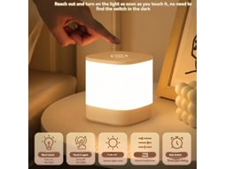 Candelário Decorativo De Led Recarregável Sensível Ao Toque Com Brilho Ajustável, Adequado Para Iluminação De Quartos, Casas Banho, Cozin...