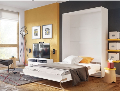 Cama Tandom AMBIHOME Placa Laminada Branco (120x200cm)