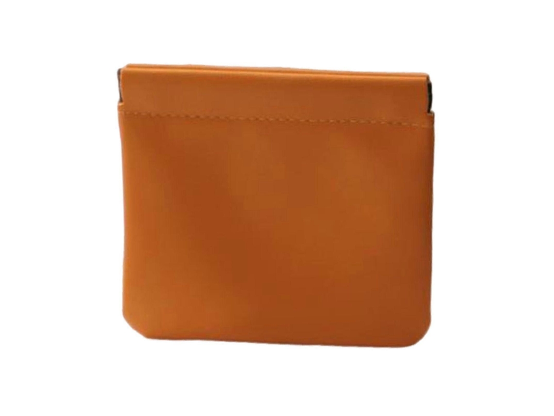 Organizador Jikaixiang com fecho de pressão, couro sintético, portátil, para cosméticos, batons, fones, moedas, cartões TAISHENGDA