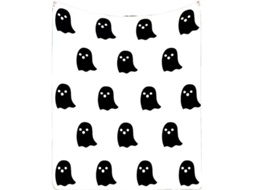 Manta Pequena Syjym Halloween em Flanela com Estampa Digital Confortável Macia e Quente de Dupla Face Ideal Pa