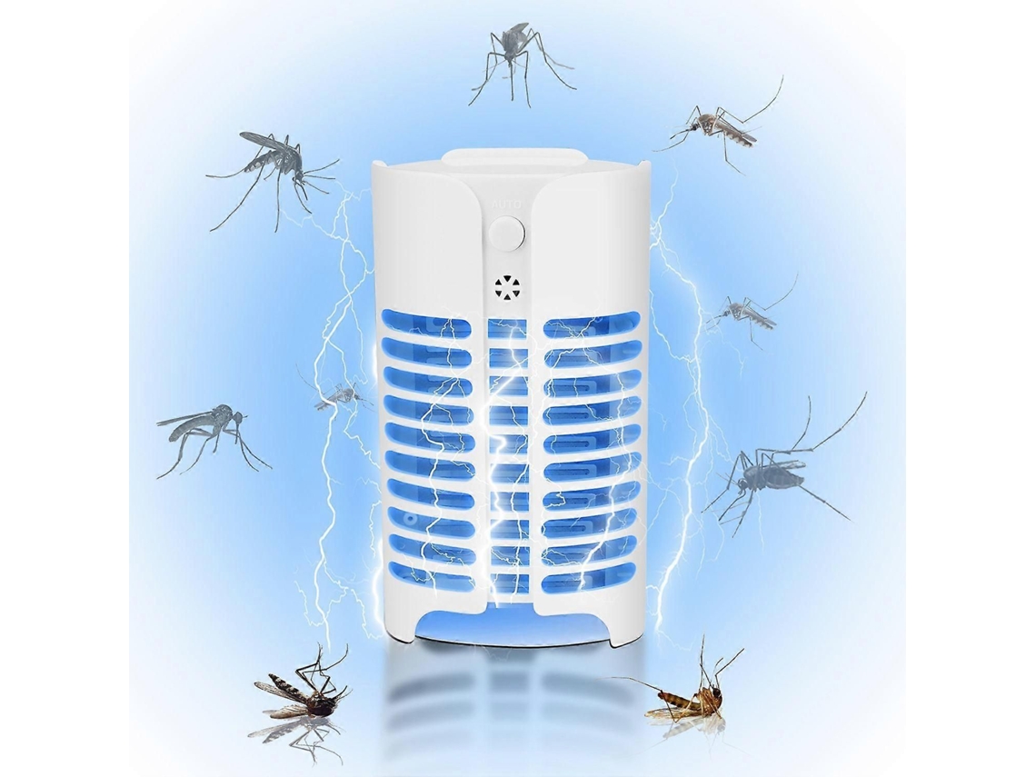 Lâmpada Assassina De Mosquito Indução Controle Luz, Novo Plug-in Led Onda Luz Armadilha Choque Elétrico Assassino Mosq