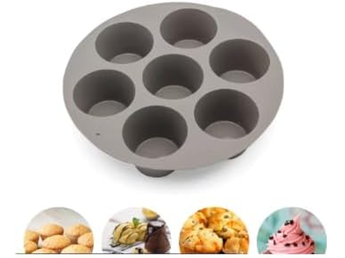 Forma De Silicone Para Mini Bolo Cupcake Airfryer Microondas Gokoco
