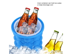 Forma De Silicone Para Cubos De Gelo Com Copo Ahorro Espacio Ferramenta Cozinha