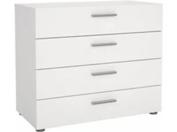 Cómoda com 4 Gavetas TVILUM Porto Branco (80.2 x 40.25 x 68.1 cm)