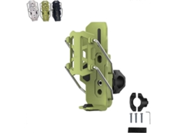 Suporte Adaptável Para Garrafa De Ciclismo, Giratório 360° E Com Fixação Automática, Compatível Com Garrafas De 2" A 3", Para Motocicletas E Bici