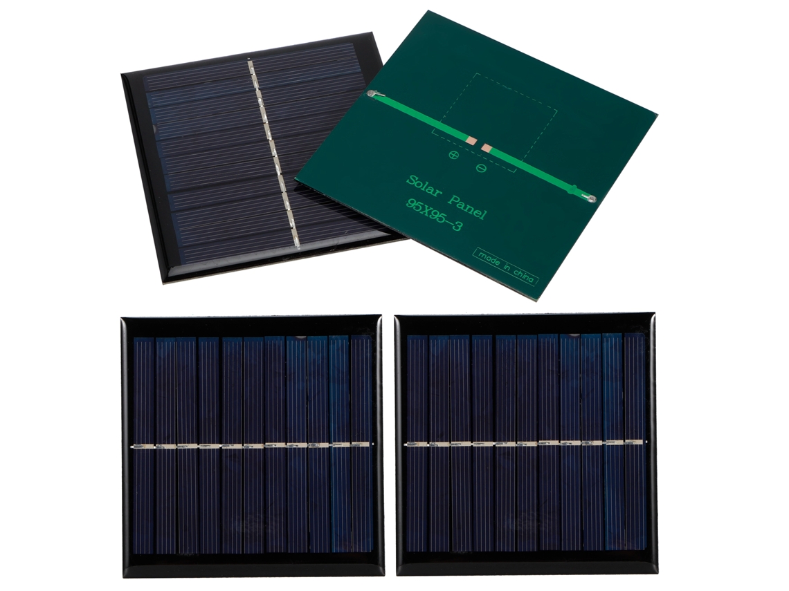 Painéis solares micro Primerox 1W 5.5V 95x95mm alta eficiência