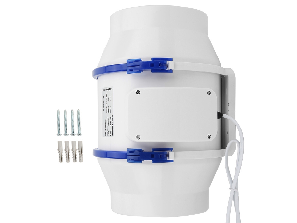 Ventilador de Duto 6in 300pa 2250rpm 530m³/h 54w Ac220v