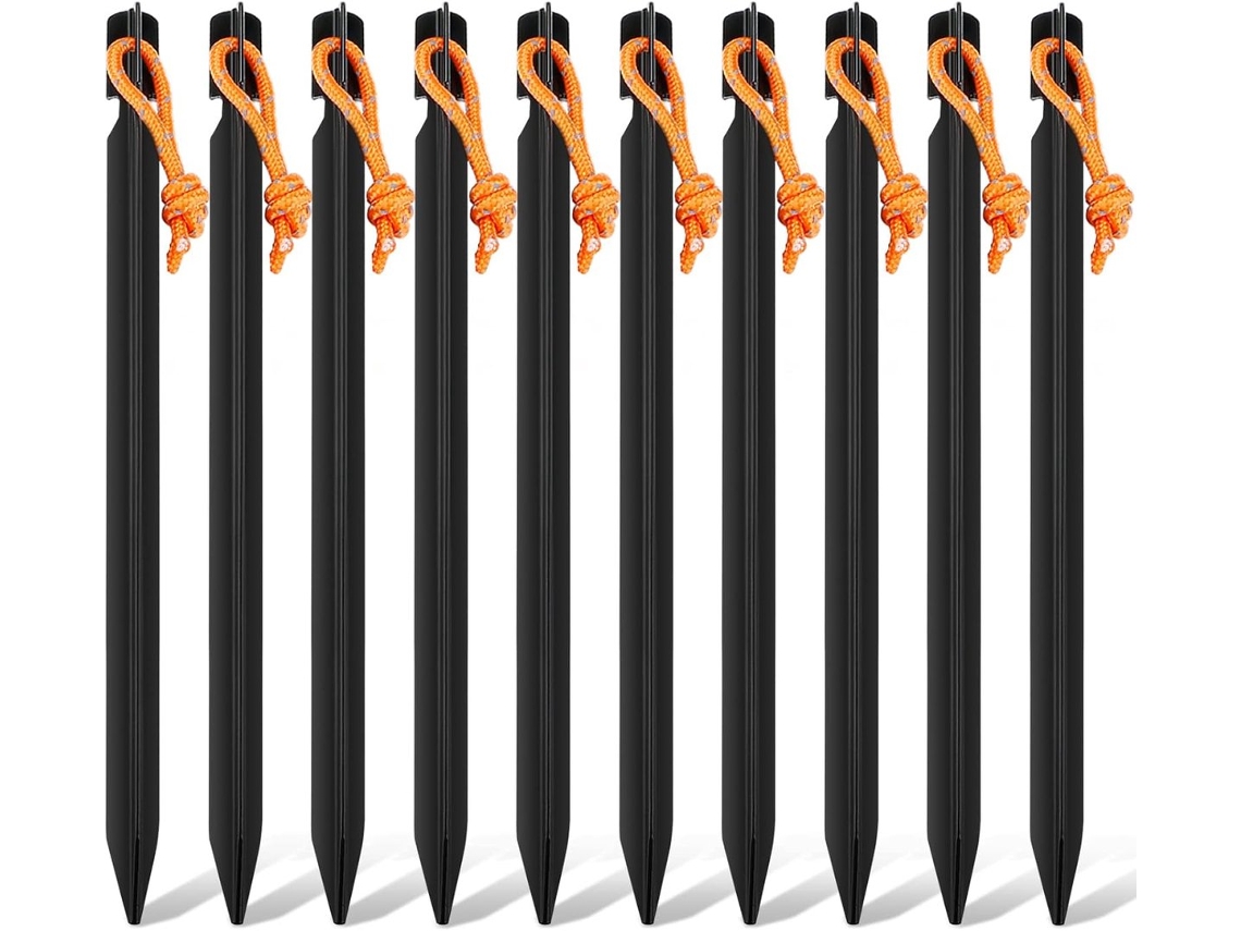 Tiras Elásticas AQUAFORGE de Tecido, para Varas de Pesca, 10 Peças