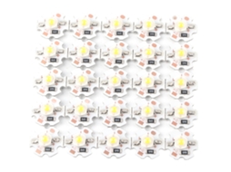 25 peças Chips LED 1W 5V 200lm 3000‑3200K Perolas de Lâmpada | S/MARCA