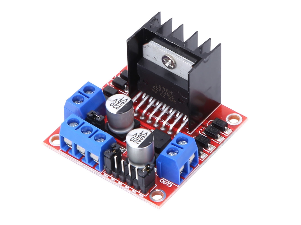 Placa Controladora de Motor L298N Ponte H para Motores Passo a Passo e Robôs S/MARCA