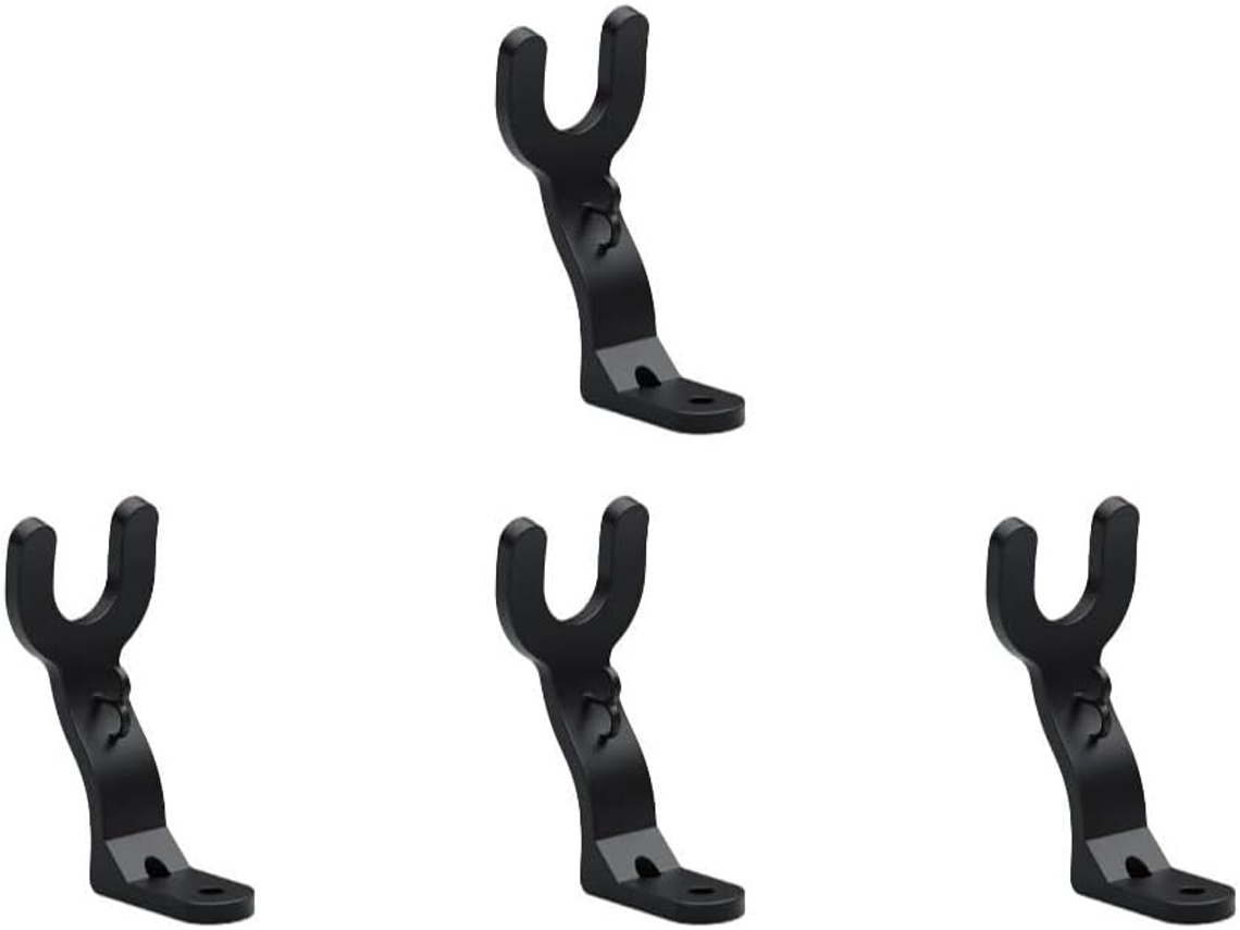 Conjunto De 5 Suportes Para Capacete De Motocicleta Com 1 Gancho, Versáteis Para Armários De Cozinha, Prateleiras