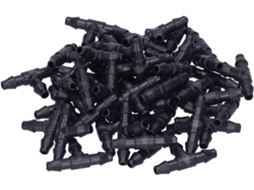 Conector T Em Abs Resistente, Pacote Com 100 Peças - Prático Para