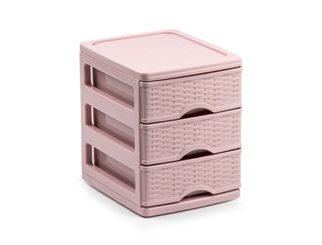 Caixa de Arrumação PLASTIC FORTE (17 x 13.5 x 17 cm - Plástico - Multicor)