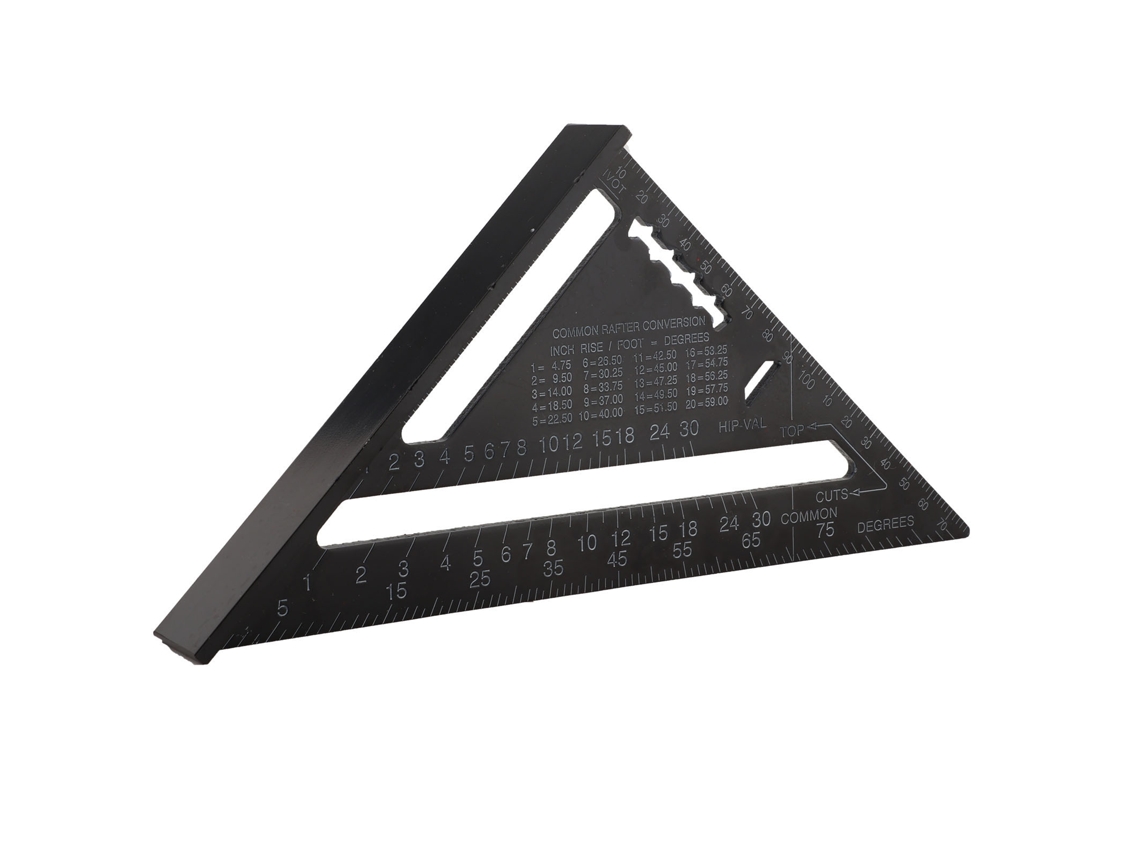 Protetor de Ângulo Triangular YURU para telhado liga de alumínio preto 7 polegadas