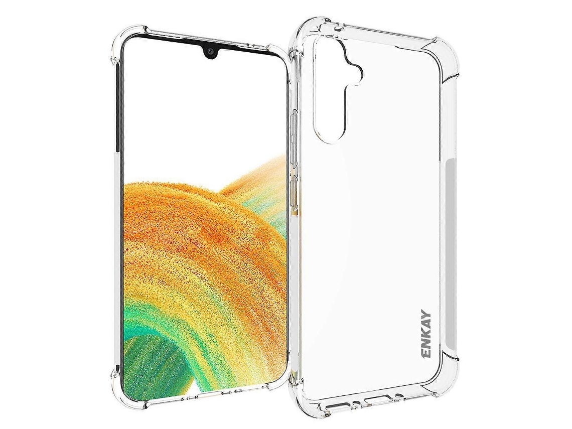 Capa Tpu Transparente Antichoque Para Samsung Galaxy A34, Elysve