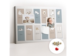 Painel De Cortiça Para Parede Calendário De Gatos Para O Escritório Espelharte (60x40 Cm)